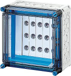 Mi screw-type fuse box, 5x3x63A, D02,E18 bus-mounted 400 A, 5-pole, hinged lid 2000723 | 4012591657231