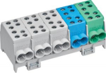 Main line branch terminal 5pole, 2x35mm&sup2;-2x25mm&sup2; per pole, IP20, 3x L, 1xE, 1xN KH45A | 3250613780173