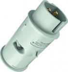 Industrial Plug 2x16A 12h IP44 50V white 630A | 4015394004745