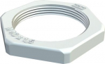 Locknut, metric thread, M63x1,5, Light grey, 116 M63 LGR PA 2048973 | 4012195089117