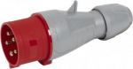 Straight plug P17 - IP44 - 380/415 V~ - 32 A - 3P+N+E 555239