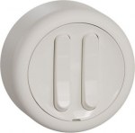 Two gang surface two-way switch, white, Renova WDE015826 | 3606489504687
