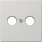 Cover plate for TV socket outlet, light grey, LS LS990TVLG | 4011377945708
