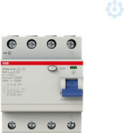 4P 40A A 300mA Residual current circuit breaker (RCCB) F204 A S-40/0.3 2CSF204201R3400 | 8012542784708