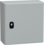 Spacial S3D plain door with mount.plate. H300xW300xD150 IP66 IK10 RAL7035.. range of product: Spacial S3D - device application: multi-purpose - product or component type: compact enclosure - enclosure nominal height: 300 mm - enclosure nominal width: ...