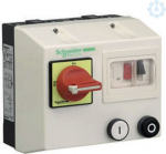 TeSys LG, enclosed DOL starter, 0,63...1A, 380/400 V AC coil. range: TeSys - device short name: LG1K - device application: safety - utilisation category: AC-3 - device composition: circuit-breaker, contactor, switch disconnector - motor power kW: 0.1 ...