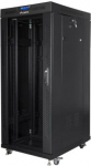 Lanberg | Rack cabinet 19" free-standing 27U/800x1000 (flat pack) with glass door, LCD | FF01-8027-12BL | Black FF01-8027-12BL | 5901969433845