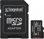 MEMORY MICRO SDXC 128GB UHS-I/W/ADAPTER SDCS3/128GB KINGSTON SDCS3/128GB | 740617348453
