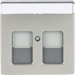 For modular jack with slide entrance. To fit only Art. No. 1810, 1812, 1814, 1816, 1818, 1819 and 1820. Size of labelling field: 60 x 9 mm. Material stainless steel. Anti fingerprint. 2CKA001710A3767 | 4011395087923