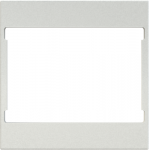 Color: Silver.   Cover plate for free@home motion sensors and sensor/actuators code: MD-F-1.0.PB.1, MSA-F.1.1.PB.1 and MSA-F-1.1.1-WL.   Size: 2 modules. 2CLA224161N1302 | 8427238194905