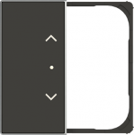 SRB-2-85NS - Cover plate - free@home / KNX 2-gang sensors - Blind - Soft Black 2CLA852643A1501 | 8427238145563