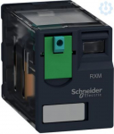 Miniature Plug-in relay, Zelio RXM 2 C/O 110 V DC 12A. range of product: Zelio Relay - series name: Miniature - product or component type: plug-in relay - device short name: RXM - contacts type and composition: 2 C/O - status LED: without - control t ...