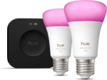 Hue Starter set, LED bulbs E27 8.1W A60 1100lm White and Colour Ambiance 2pcs. + Hue Bridge Pro 929003853518 | 8721103107619