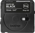 Brother BTAG-335 | White on Black | Btag BTAG335 | 4977766833257