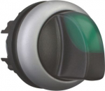 M22-WLK3-G Illuminated selector switch actuator, RMQ-Titan, 3 positions, green 216837 | 4015082168377