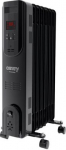Oil heater with remote control 1500W, 3 power levels, black CR 7812 | 5903887801270