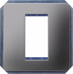 Module rack, 1-gang, with an intermediate frame, Screw fixing, carbon metallic, DELTA i-system 5TG2096 | 4001869357331