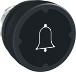 Head for push button, Harmony XB4, push button harsh environment, black, with marking type H001 ZB4BC28001 | 3606480444128