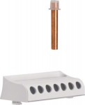 Supplementary Neutral bar 100A - 7 connection points KJ07NB | 3250613803667