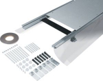 flush floor trunking with foil nw 400 for sealing tape levelling range 45-70mm BKFD400045 | 4012002240229