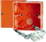 Fire resistence junction box KSK 100 101x101x62mm E90 IP66 with terminals KSK 100_PO4J | 8595568934673