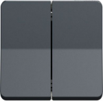 Switch 1+1 10AX, IP55 grey, Mureva MUR35019 | 3606480789267