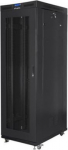 Lanberg | Rack cabinet 19" free-standing 27U/800x1000 (flat pack) with glass door, LCD | FF01-8027-23BL | Black FF01-8027-23BL | 5901969433852