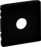 TV SOCKET COVER MAT BLACK VALENA LIFE 756762 | 3414972088329