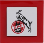 Flush-mounted switch, complete set. Consisting of switch insert, rocker and cover frame. 2CKA001012A2203 | 4011395206010