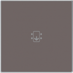 Color: Taupe Cover plate for card switch code: 8114, 8114.1, 8114.2 & 8114.5 2CLA851400A6301 | 8427238236056