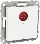 Call push-button, Exxact, RWC system, white WDE002243 | 3606480207143