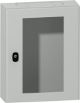 Spacial S3DM H500xW400xD150.IP66 IK10 RAL7035. top and bottom.. range of product: Spacial CRN, Spacial S3D - device application: modular distribution application - product or component type: compact enclosure - enclosure nominal height: 500 mm - encl ...