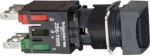 Black square flush complete pushbutton &Oslash;16 spring return 1NO+1NC unmarked. range of product: Harmony XB6 - device short name: XB6 - mounting diameter: 16 mm - contacts type and composition: 1 NO + 1 NC - contacts operation: slow-break. XB6CA25B | 338 ...