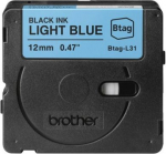 Brother BTAG-L31 | Black on Light Blue | Btag BTAGL31 | 4977766836203