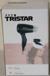 SALE OUT. Tristar HD-2460 | Tristar Travel Hair Dryer | HD-2460 | 1200 W | Number of temperature settings 2 | Black | DAMAGED PACKAGING | Warranty 24 month(s) HD-2460SO | 2000001424452