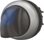 M22-WLK3-B Illuminated selector switch actuator, RMQ-Titan, 3 positions, blue 216841 | 4015082168414
