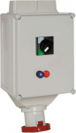 Interlocked socket, Mureva PKB, with RCBO, 125A, 3P+E, 400V, IP65 82494 | 3303430824947