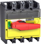 Visible break switch-disconnector Compact INV400, 400A, 3p. range: Compact - product name: INV400 - poles description: 3P - network type: AC, DC - network frequency: 50/60 Hz - handle colour: red - [Ie] rated operational current: AC-21A: 400 A AC 50/ ...