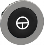 Head for non illuminated push button, Harmony XB4, flush mounted black flush caps pushbutton white m ZB4FA245 | 3606489580933