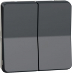 Shutter control, Mureva Styl, flush & surface, grey MUR35042 | 3606480789465