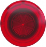 Head for illuminated push button, Harmony XB4, metal, red mushroom 40mm, 22mm, universal LED, spring ZB4BW443 | 3389110666496