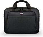 PORT DESIGNS HANOI II CLAMSHELL 105064 Fits up to size 15.6 ", Black, Shoulder strap, Messenger - Briefcase 105064 | 3567041050649