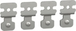 Set of 4 wall fixing lugs, made of steel. For Spacial S3D & CRNG enclosure NSYAEFPFSC | 3606480198984