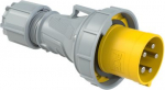 CEE Industrial plug 5x63A (3P+N+PE) 4h IP67 POWER TWIST yellow/grey 035-4 | 9003399041228