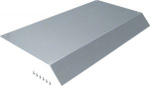 blind lid 800mm 45&deg; for one-sided AK for dry care, width=350mm, height=70mm AKB83500701 | 4012002242711