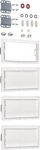 Connection set,univers, vertical, for enclosure 4-sect, D160 / 205 mm FZ444B | 3250612778676