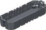 GB3 mounting box 208x76x39mm 7407324