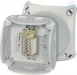 Junction box RK 0205 T IP66 grey, with 5 terminal blocks, WKM 2,5/15, 1,5-2,5mm2 62000172 | 4012591125631