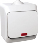 Two way switch IP44 white Cedar Plus WDE000561 | 3303432400286