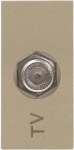 N2150 CV TV outlet, champagne F type, 1 module Zenit 2CLA215000N1901 | 8427238093246